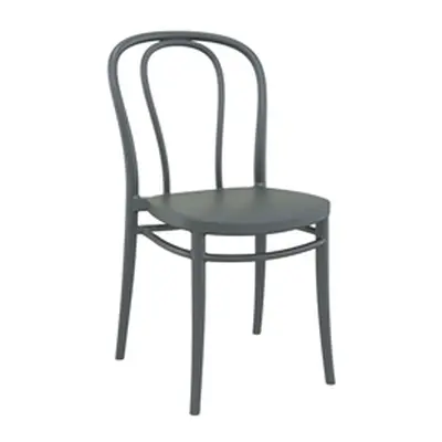 Victor Side Chair - Dark Grey