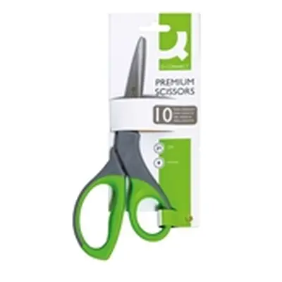 Q-Connect Premium Scissors Green/Grey Ref KF03987