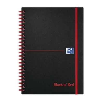 Black n' Red Ruled Polypropylene Wirebound Notebook 140 - 846350109