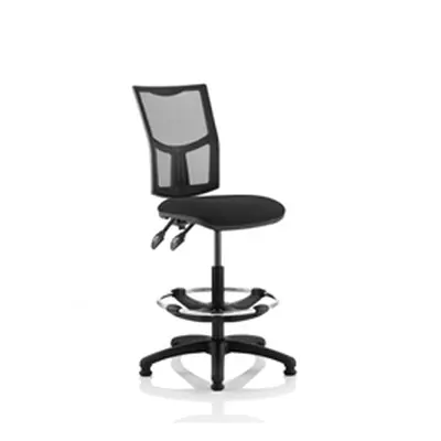 Eclipse Plus II Lever Operator Chair Mesh Back Black Draughtsman Kit