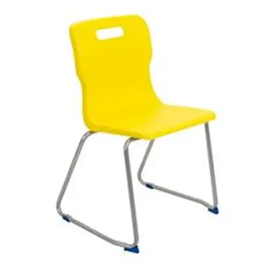 Titan Skid Base Chair Size 6 - 460mm Seat Height - Yellow - T26-Y