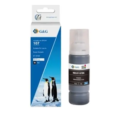 G+G Compatible Epson 107 Black Ink Bottle C13T09B140