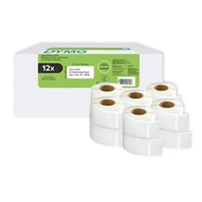 Dymo LabelWriter Return Address Labels 25 x 54mm White (Pack of 12)