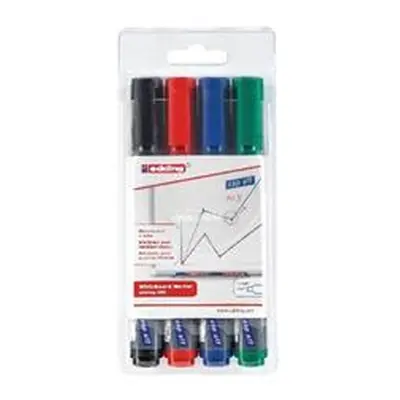 Edding 360 Whiteboard Marker Assorted (4 Pack) 4-360-4