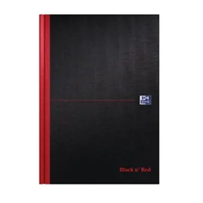 Black n Red Book Casebound 90gsm Narrow Ruled 192pp A4 - 100080474