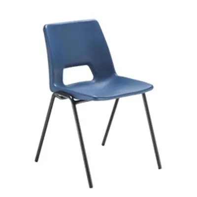 Stock Economy Polypropylene Chair - Blue Ref ECOPOLYBL