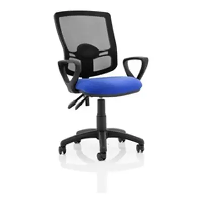 Eclipse Plus II Lever Task Operator Chair Mesh Back Blue loop Arms