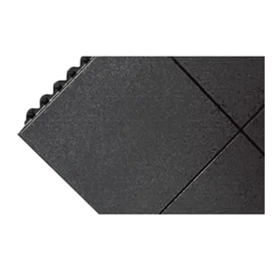 All-Purpose Solid Surface Black Anti-Fatigue Modular Mat