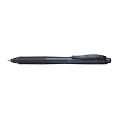 Pentel EnerGel X Retractable Gel Pen Broad Black (Pack of 12) BL110-A