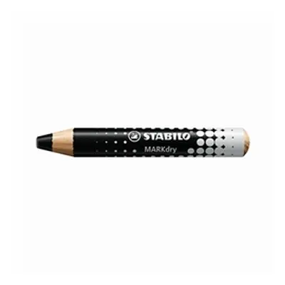 Stabilo Markdry Whiteboard Pencils Black (Pack of 5) 648/46