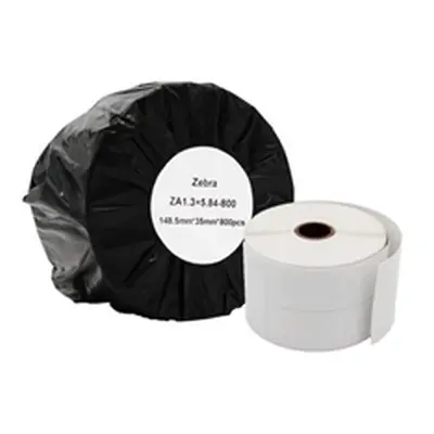 Compat Zebra 148.3mmx33mm White Shipping Label Roll 800 25mm Core