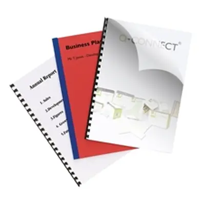 Q-Connect Clear A4 PVC Binding Covers 150 Micron (Pack of - KF24010