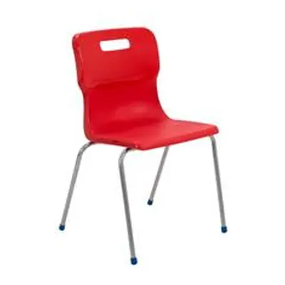 Titan 4 Leg Chair Size 6 - 460mm Seat Height - Red - T16-R