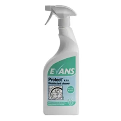 Evans Protect Ready-to-Use Disinfectant 750ml (6 Pack)