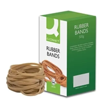 Q-Connect Rubber Bands No.69 152.4 x 6.3mm 500g Ref KF10554