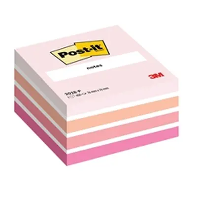 Post-it Notes Colour Cube 76 x 76mm Pastel Pink 2028P