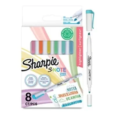 Sharpie Dual Tip Creative Highlighters/Markers Assorted (Pack of 8)