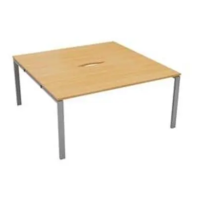 Vivace 2 Person 1600 x 800-Beech Top Bench Desk-CB1680COBESV/2P