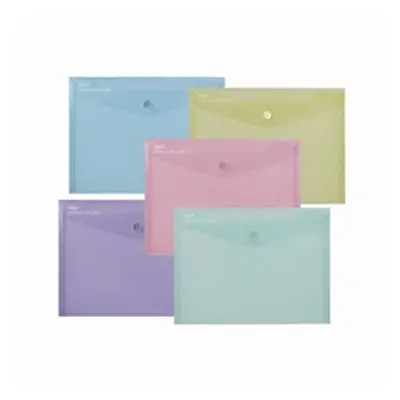 Snopake Reborn Polyfile A5 Assorted (Pack of 5) 15910