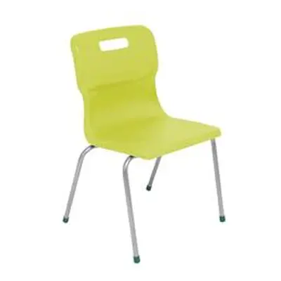 Titan 4 Leg Chair Size 5 - 430mm Seat Height - Lime - T15-L