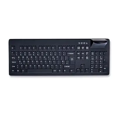 Cherry AKC8200 Hygiene Keyboard with Integrated Smartcard Reader Black