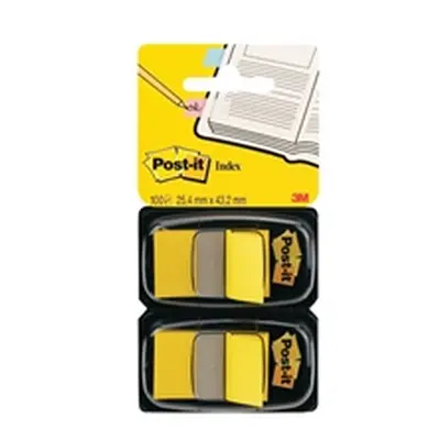 Post-it Index Tabs Dispenser with Yellow Tabs (2 Pack) 680-Y2EU