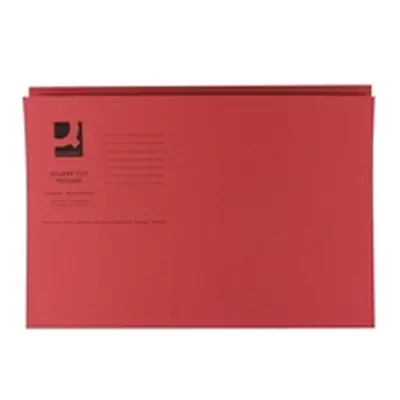 Q-Connect Square Cut Folder Mediumweight 250gsm Foolscap - KF01186