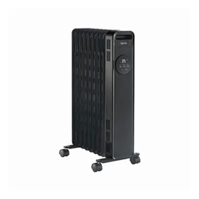 Igenix 2000W Digital Oil Filled Radiator with Timer Black IG2621BL