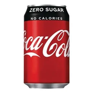 Coke Zero Soft Drink 330ml Cans (24 Pack)