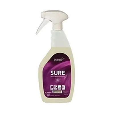 SURE By Diversey Cleaner Disinfectant Spray 750ml - PACK (6)