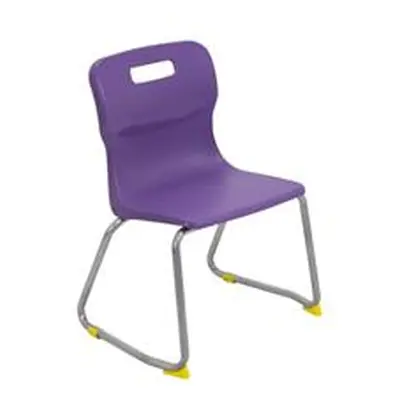 Titan Skid Base Chair Size 3 - 350mm Seat Height - Purple - T23-P