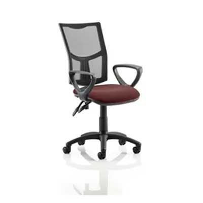 Eclipse II Lever Task Operator Chair Black Mesh Back With - KCUP1022