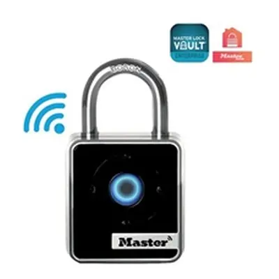 Master Lock Indoor Bluetooth Padlock Black 4400EUREC