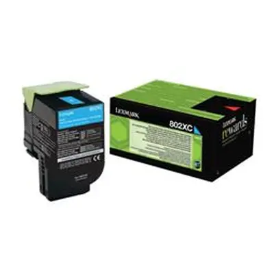 Lexmark 802XC Cyan Toner Lexmark 802XC Cyan Toner 80C2XC0