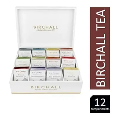 Birchall 12 Compartment White Display Box With 120 Tea