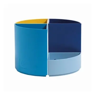 Exacompta Bee Blue The Quarter Desk Tidy Recycled Assorted 68202D EA