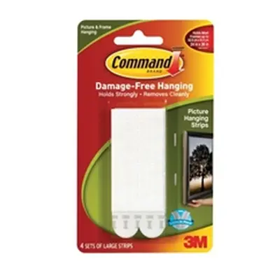 3M Command Picture Hanging Strips Large (4 Pack)