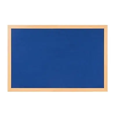 Bi-Office Earth Felt Notice Board 900x600mm Blue