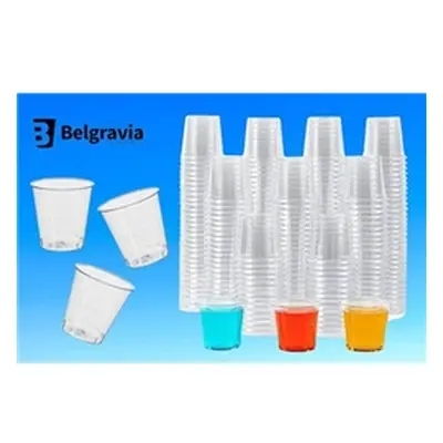 Belgravia 30ml/1oz Plastic Shot Glasses (Pack of 100) - PACK (10)