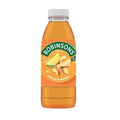 Robinsons Ready To Drink Peach Mango Squash 500ml (Pack of 12) 250785