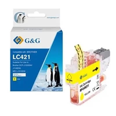 Alpa-Cartridge Compatible Brother LC421Y Yellow Ink Cartridge