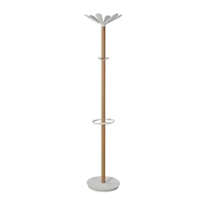 Wooden Coat stand : Beech/White