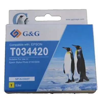 G+G Compatible Epson T0344 Yellow T034440 Inkjet