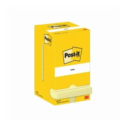 Post-it Notes 76x76mm 100 Sheets Canary Yellow (Pack of 12)