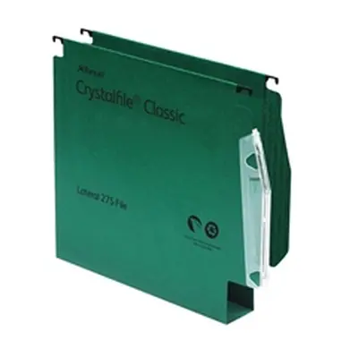 Rexel CrystalFile Classic 30mm Lateral File Manilla 300 Sheet - 78654