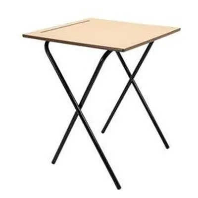 Titan Beech MDF Edge Folding Exam Desk 15mm - TC66ED-ECON-720-NS