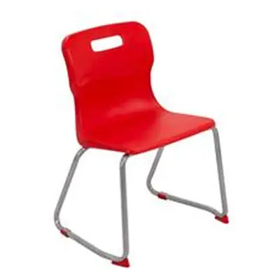 Titan Skid Base Chair Size 4 - 380mm Seat Height - Red - T24-R