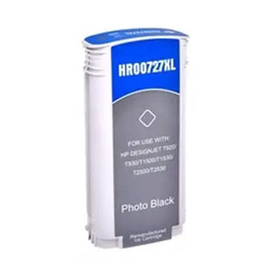 G+G Compatible HP 727XLPBK Hi Yield Photo Black Ink Cartridge B3P23A