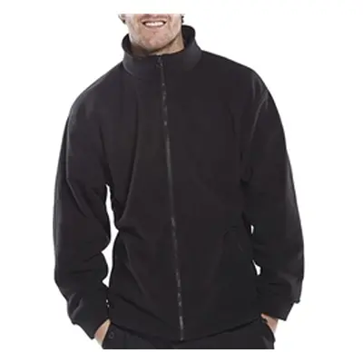 Standard Fleece Jacket Black Small FLJBLS