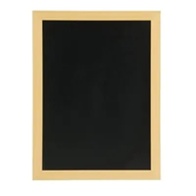 Securit Woody Chalkboard with Chalk Marker and Mounting Kit Teak